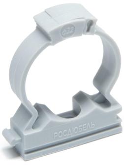 Клипса с замком ТУНДРА 32 мм,  1 шт