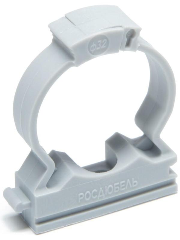 Клипса с замком ТУНДРА 32 мм,  1 шт