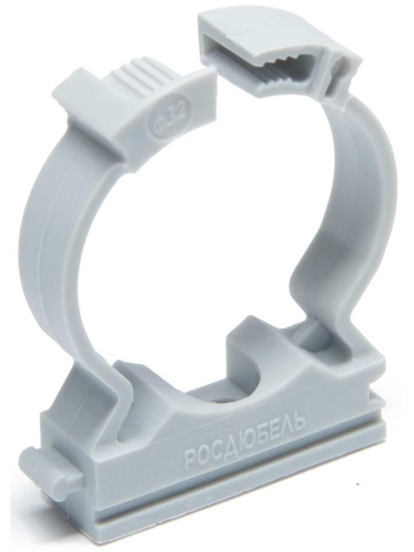 Клипса с замком ТУНДРА 32 мм,  1 шт