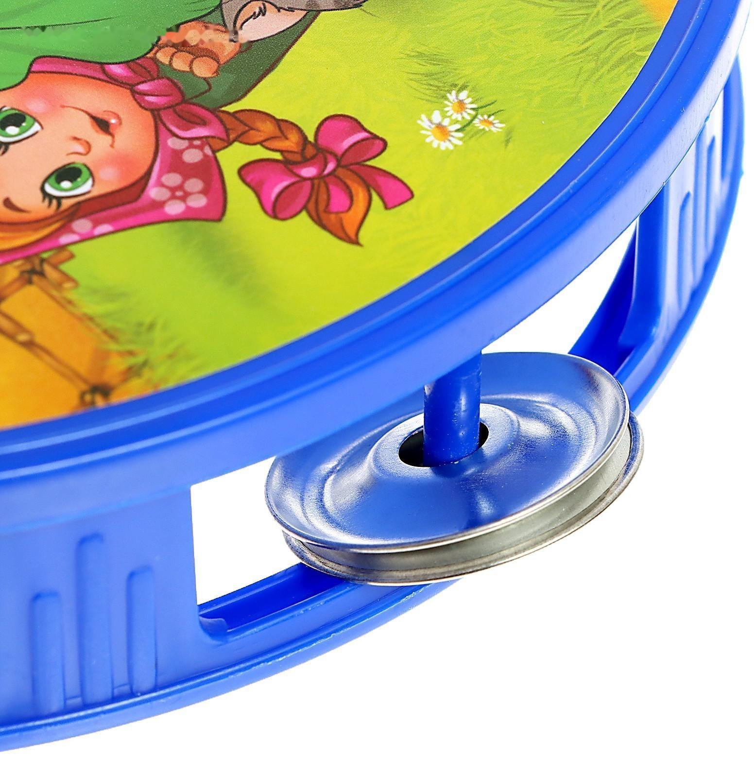 Бубен «Весело поём», большой, МИКС