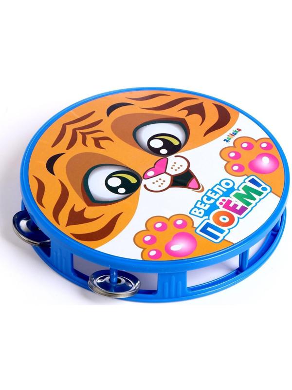 Бубен «Весело поём», большой, МИКС