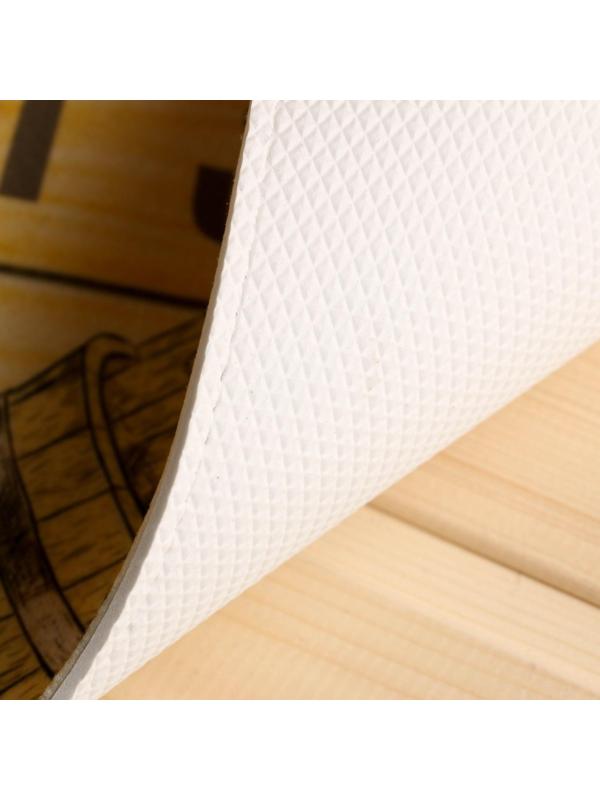 Коврик банный придверный с принтом 