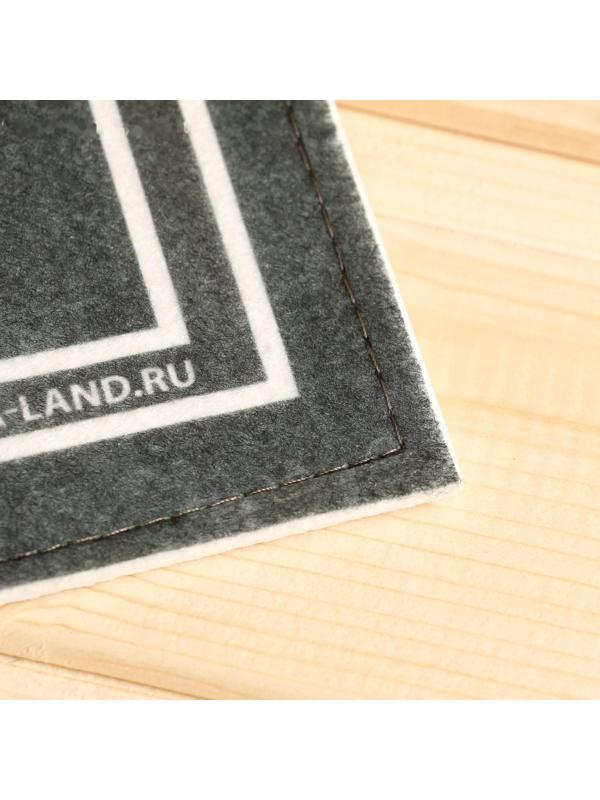 Коврик банный придверный с принтом 