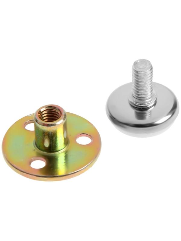 Мебельный фиксатор ТУНДРА, регулируемый, 28-39 мм.