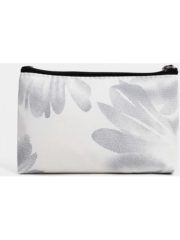 Косметичка на молнии, цвет белый