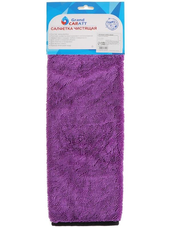 Тряпка для мытья авто, Grand Caratt, микрофибра, 600 г/м², 40×40 cм