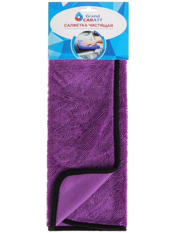 Тряпка для мытья авто, Grand Caratt, микрофибра, 600 г/м², 40×40 cм