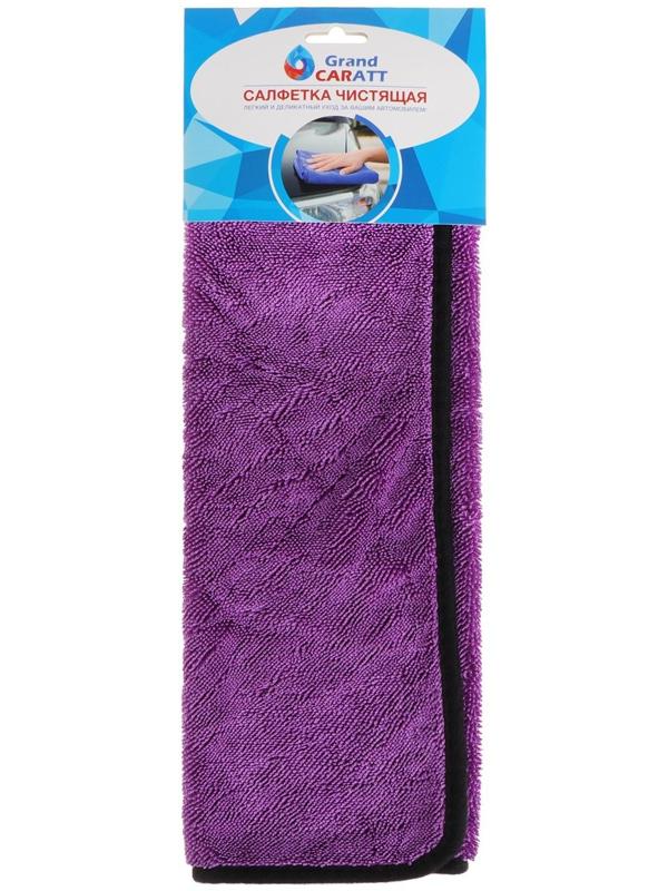 Тряпка для мытья авто, Grand Caratt, микрофибра, 600 г/м², 40×40 cм