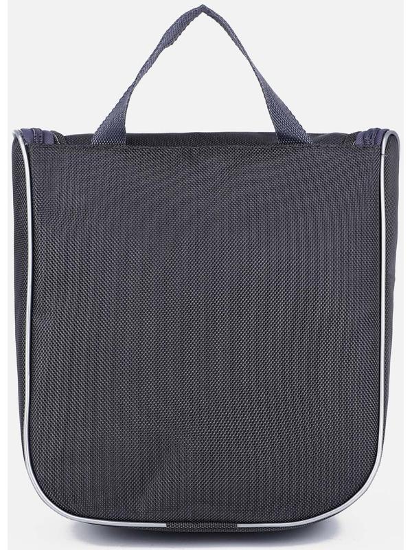 Косметичка-несессер на молнии, с подкладом, цвет серый