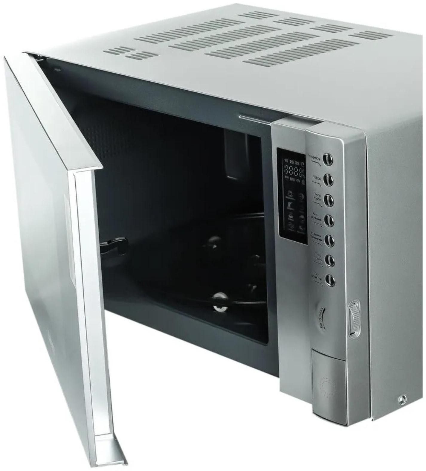 Микроволновая печь Galanz MOG-2375DS, 900 Вт, 23 л, серебристая