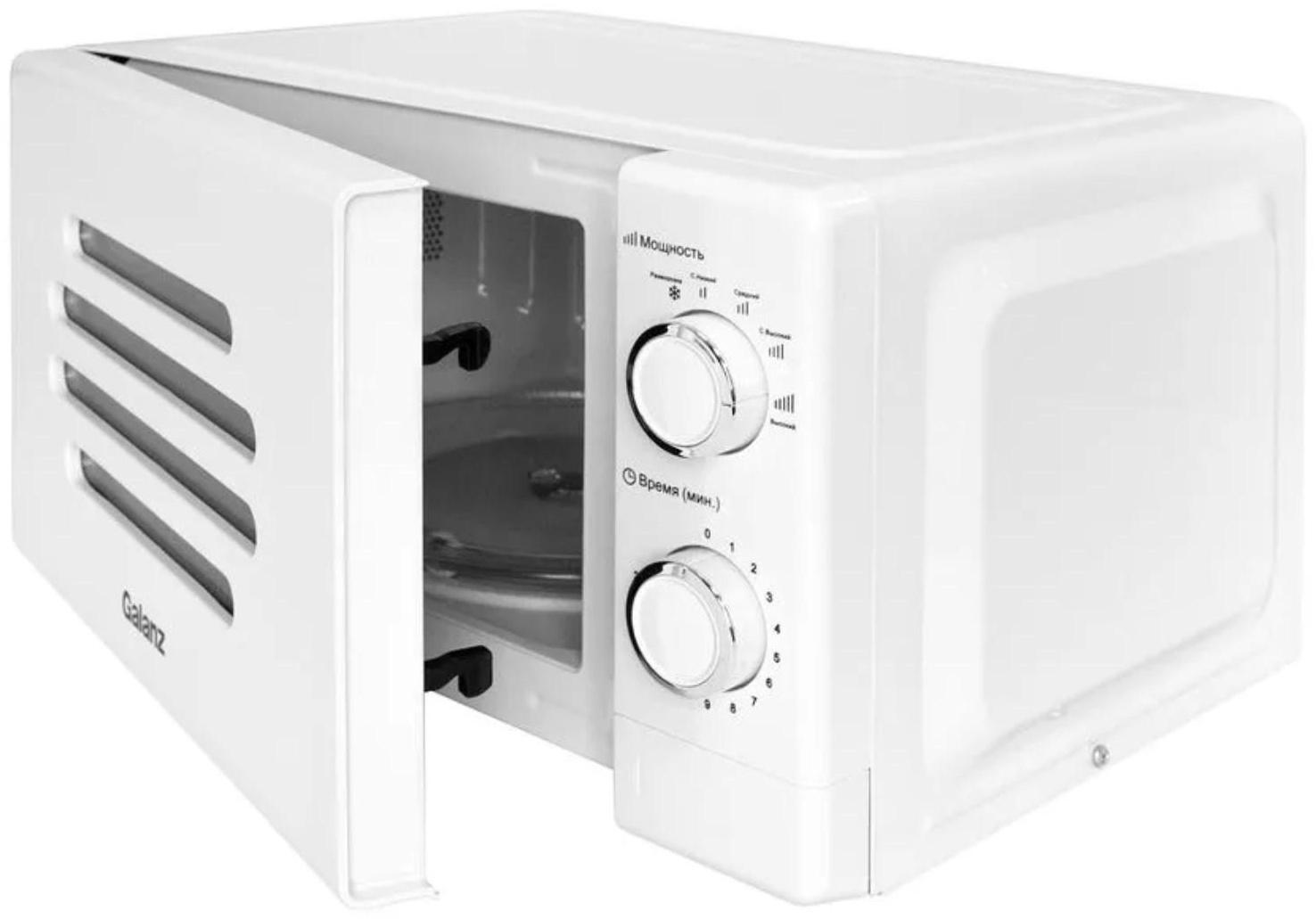 Микроволновая печь Galanz MOS-2007MW, 700 Вт, 20 л, белая