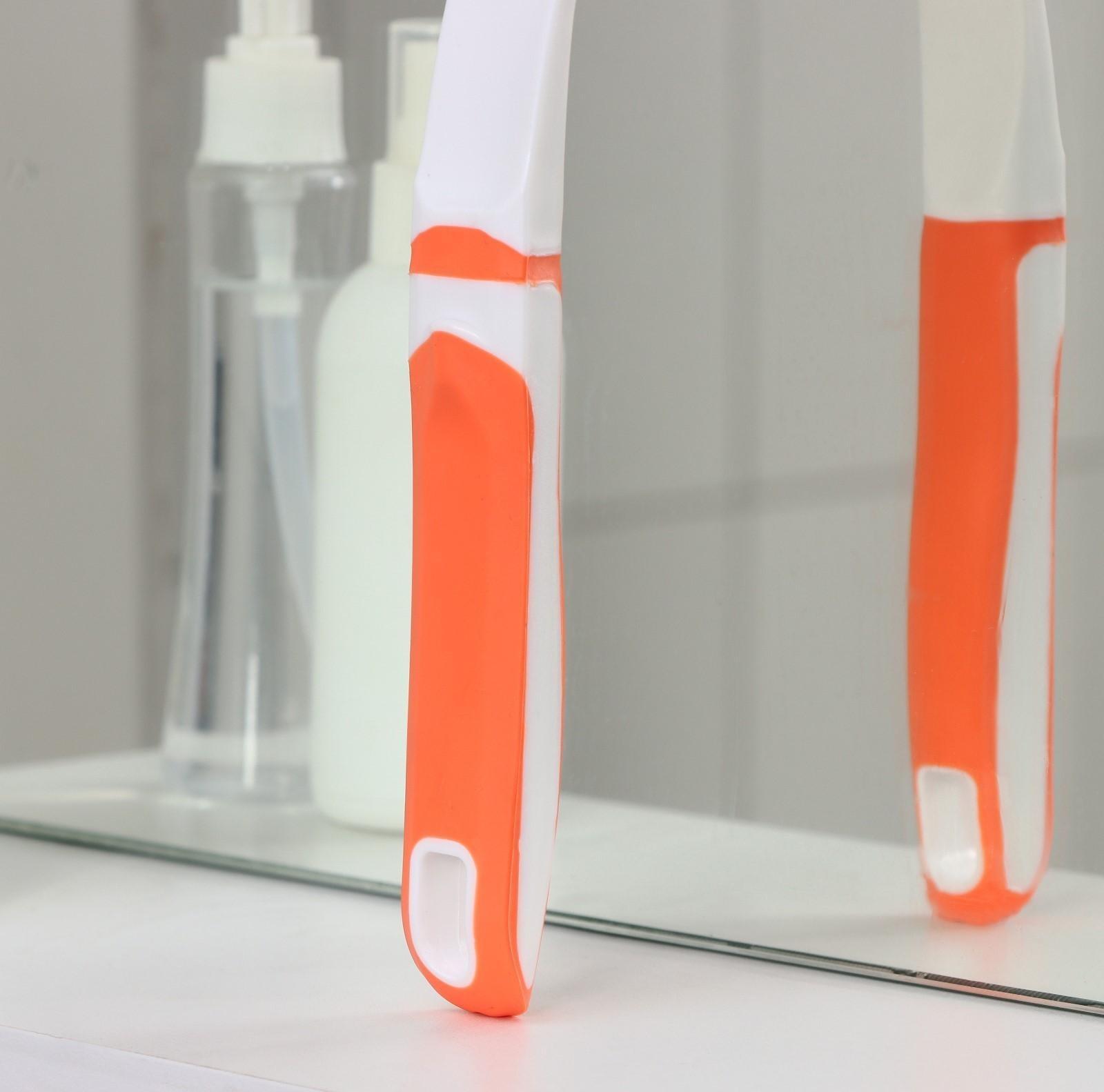 Водосгон с нескользящей ручкой Raccoon Orange, сгон силикон, 25×24 см