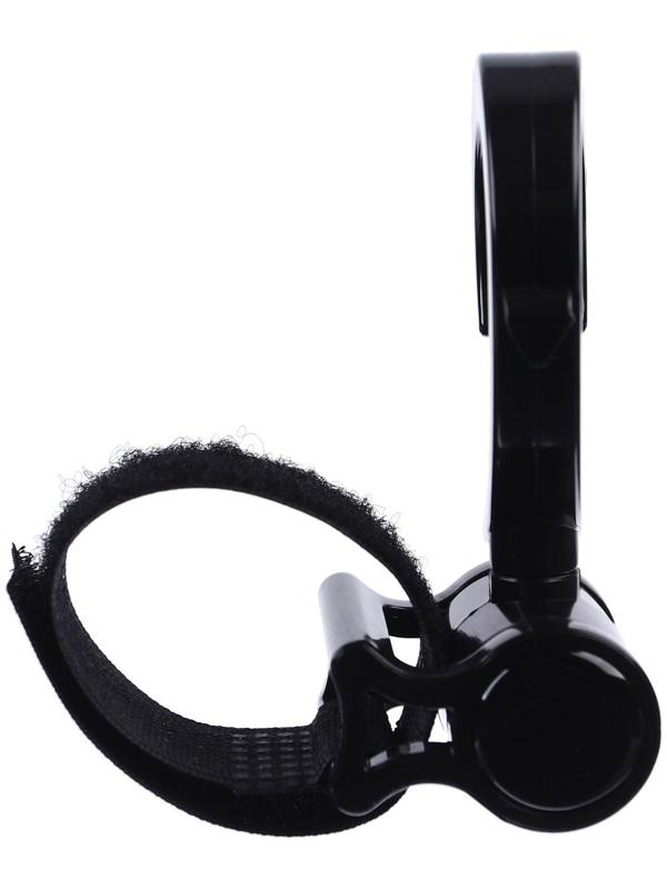 Крючок-вешалка (1 шт.), пластиковый на липучке, цвет черный