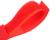 Крючок пластиковый для коляски на липучке, цвет красный