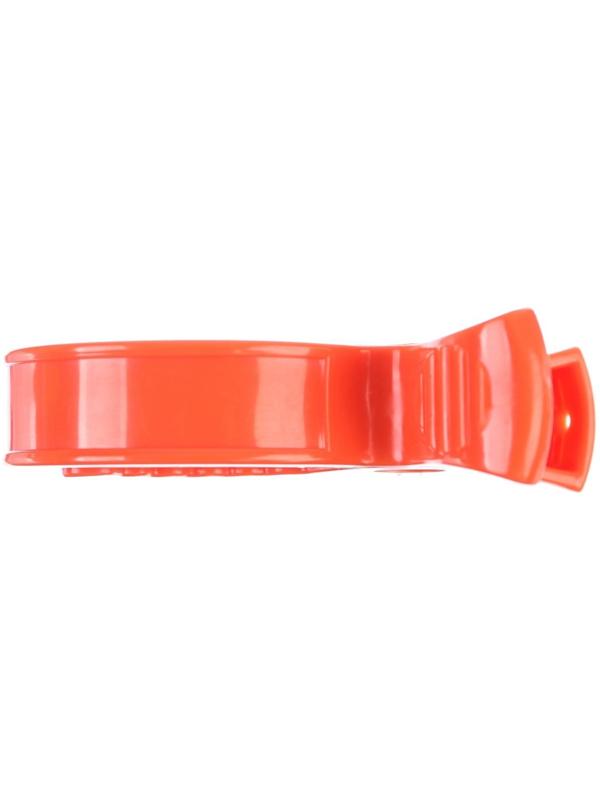 Универсальный зажим - прищепка для игрушки/пледа на коляску, цвет оранжевый