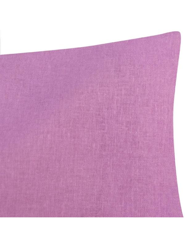 Наволочка Этель 70*70см, цв. сиреневый, 100% хлопок, поплин, 125 г/м2