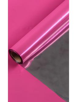 Полисилк двухсторонний Розовый + Серебро 1 х 20 м