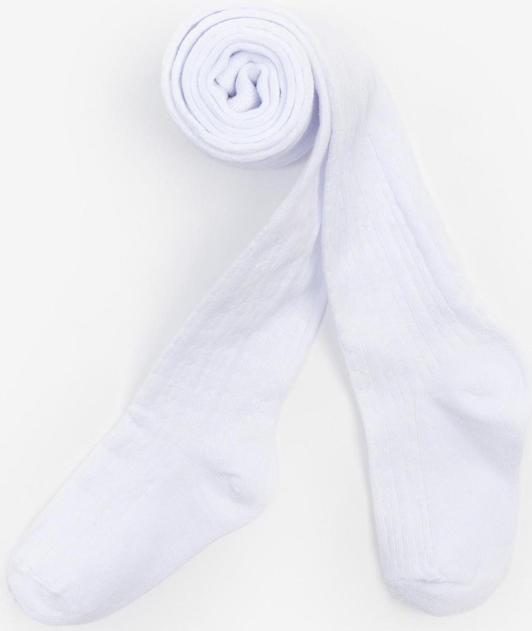 Колготки детские, цвет белый, рост 104-110 см