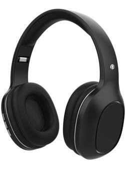 Наушники PERO BH04, беспроводные, полноразмерные, микрофон, 400 мАч, до 20 часов, черные