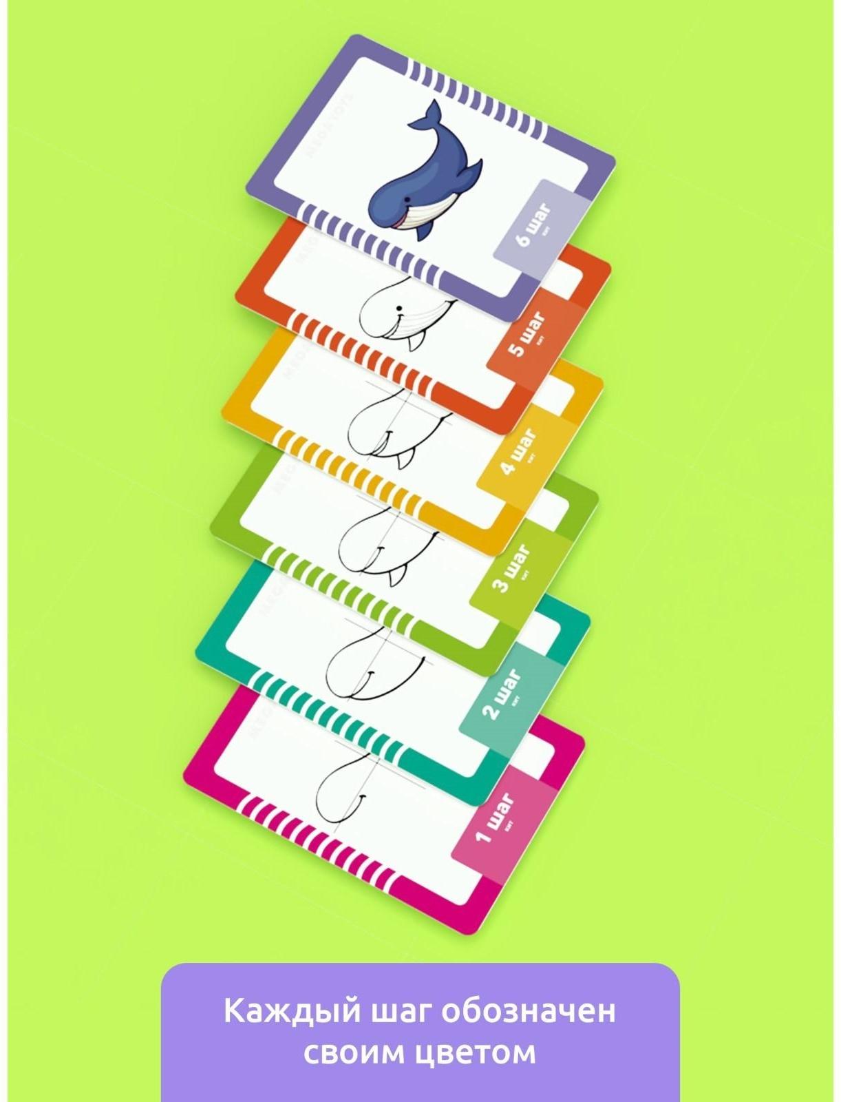 Головоломка «Развивающие карточки. Учимся рисовать»