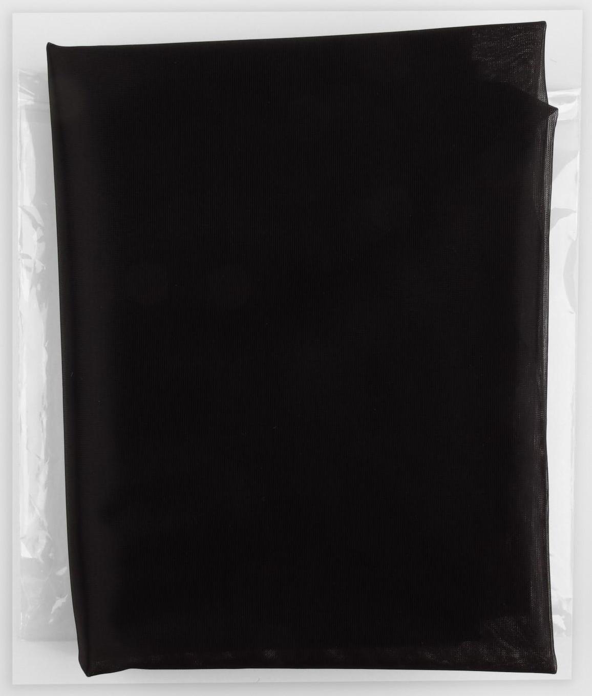 Корсетная сетка, 45 гр/кв. метр, 150 × 100±10 см, цвет чёрный