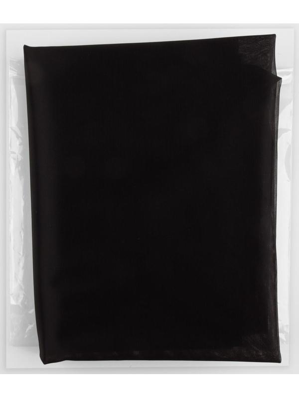 Корсетная сетка, 45 гр/кв. метр, 150 × 100±10 см, цвет чёрный