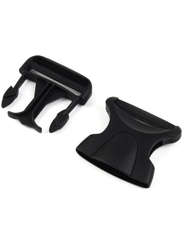 Фастекс 50 мм, нагрузка до 15 кг, 10 шт, цвет чёрный