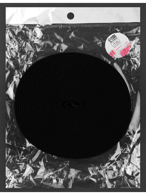 Резинка тканая «Полоски», мягкая, 40 мм, 4,5 ± 0,5 м, цвет чёрный/белый