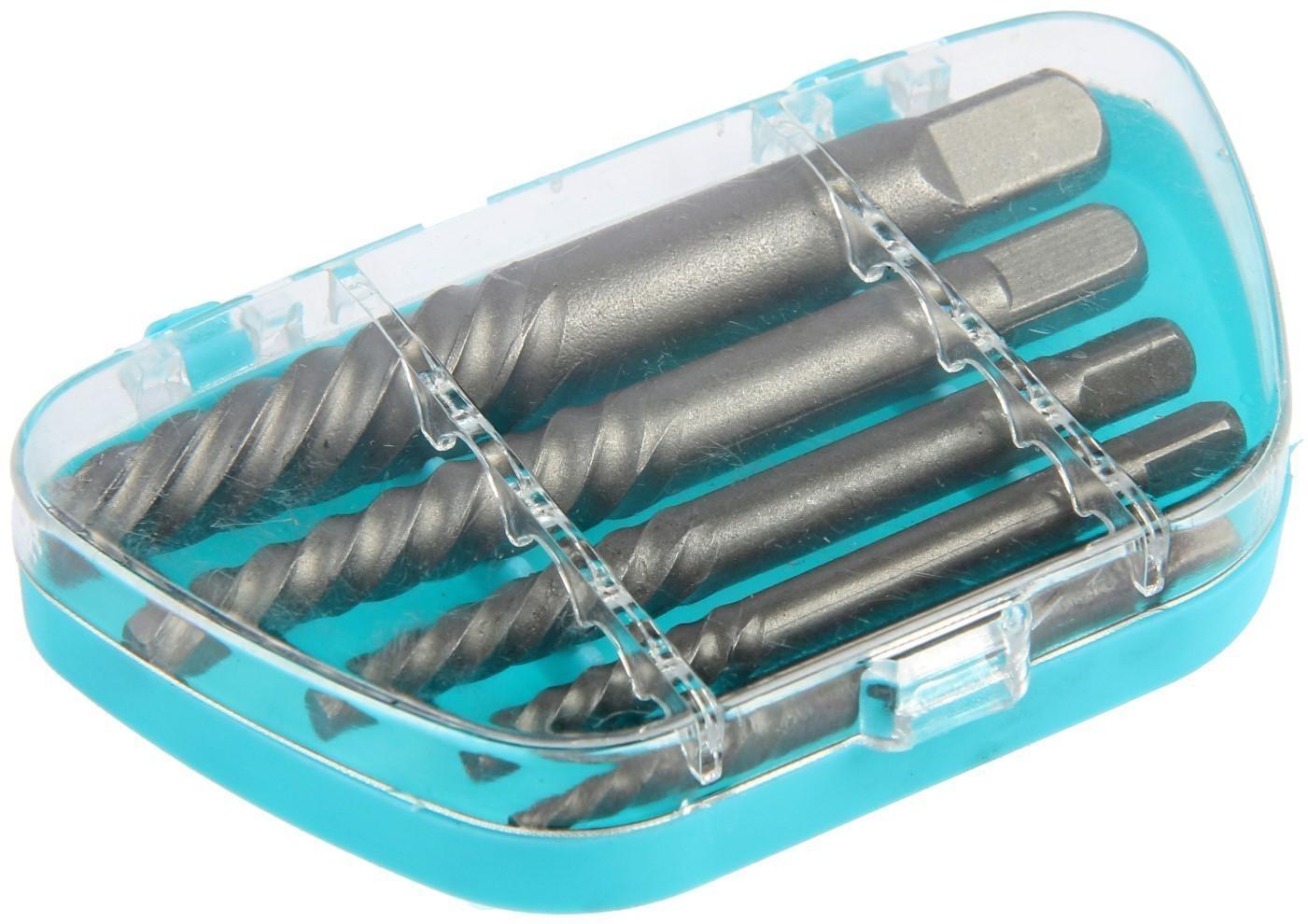 Набор экстракторов ТУНДРА, 5 шт., 45 сталь, крупная левая резьба, диапазон М3-М18