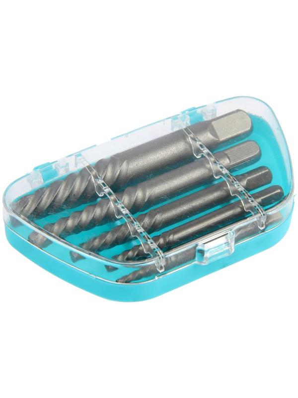 Набор экстракторов ТУНДРА, 5 шт., 45 сталь, крупная левая резьба, диапазон М3-М18