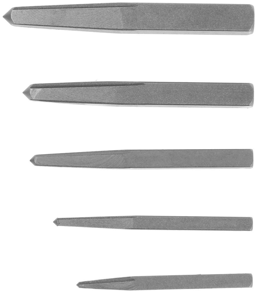 Набор экстракторов ТУНДРА, 5 шт., 45 сталь, диапазон М4-М16