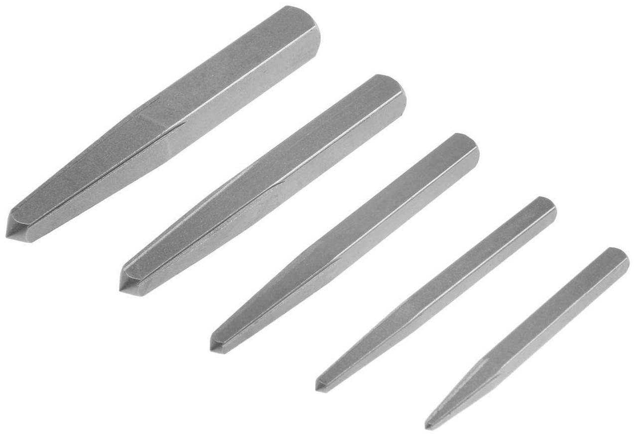 Набор экстракторов ТУНДРА, 5 шт., 45 сталь, диапазон М4-М16
