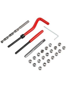 Набор для восстановления резьбы ТУНДРА, М6х1, 25 предметов