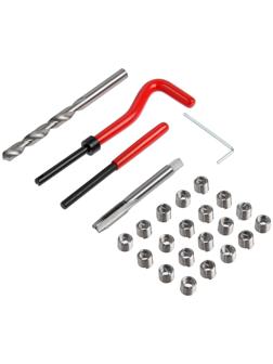 Набор для восстановления резьбы ТУНДРА, М8х1.25, 25 предметов