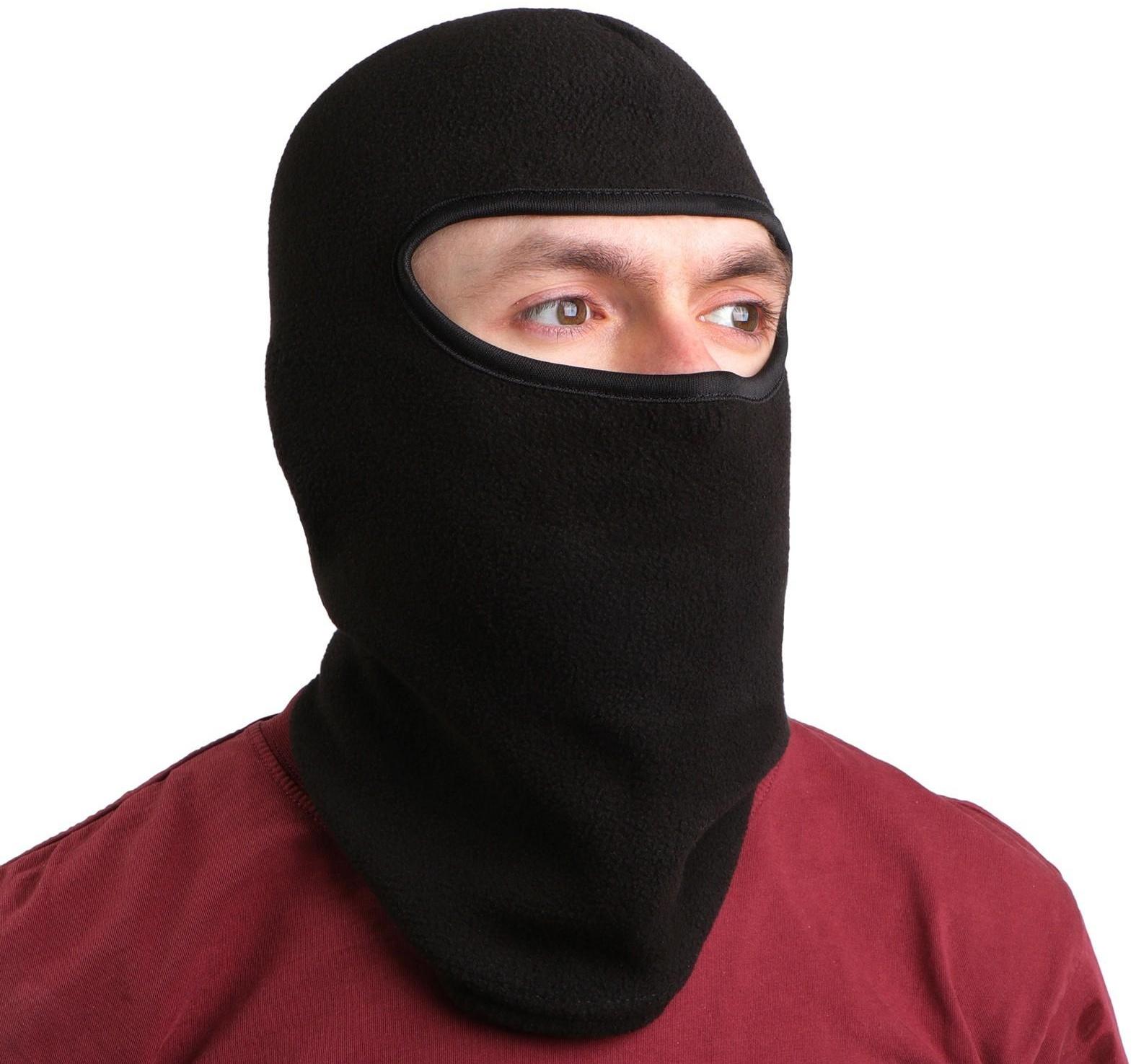 Подшлемник, флис, размер универсальный, черный