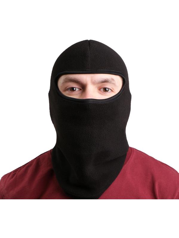 Подшлемник, флис, размер универсальный, черный