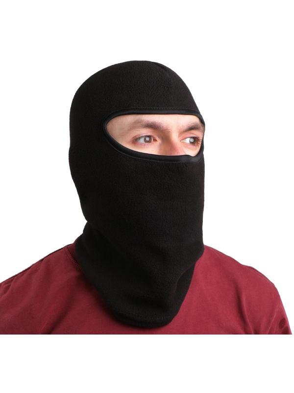 Подшлемник, флис, размер универсальный, черный