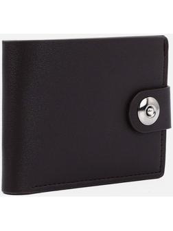 Портмоне на магните, отдел для купюр, для карт, для монет, цвет тёмно-коричневый