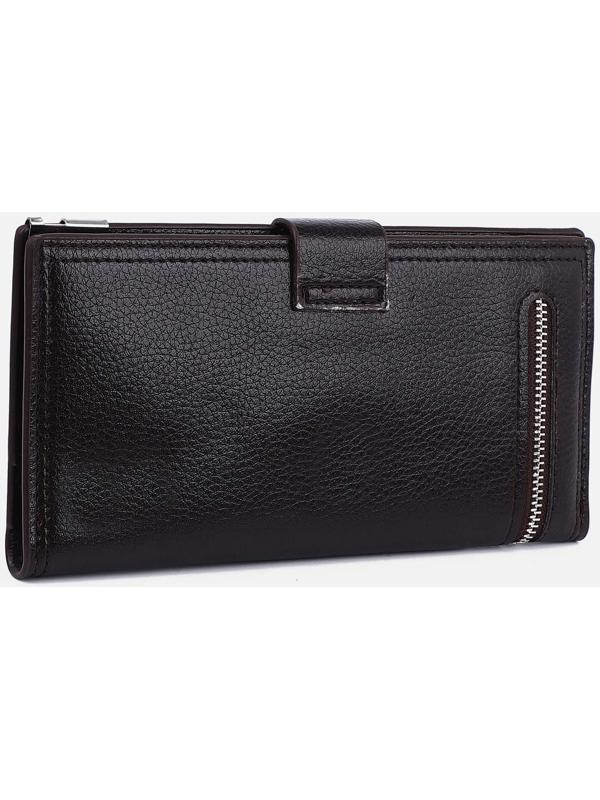 Портмоне на магните, цвет коричневый