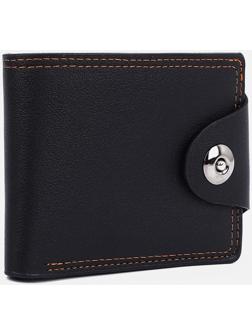 Портмоне на магните, отдел для купюр, для карт, для монет, цвет тёмно-коричневый