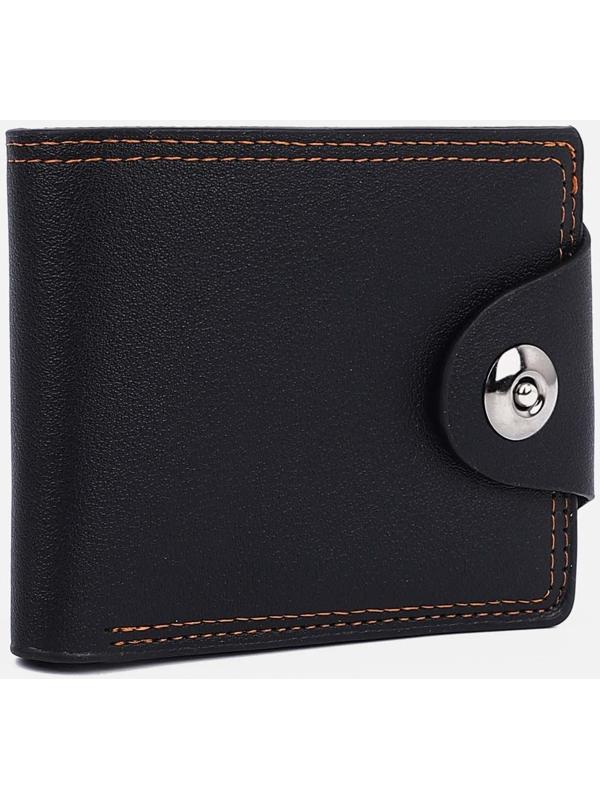 Портмоне на магните, отдел для купюр, для карт, для монет, цвет тёмно-коричневый