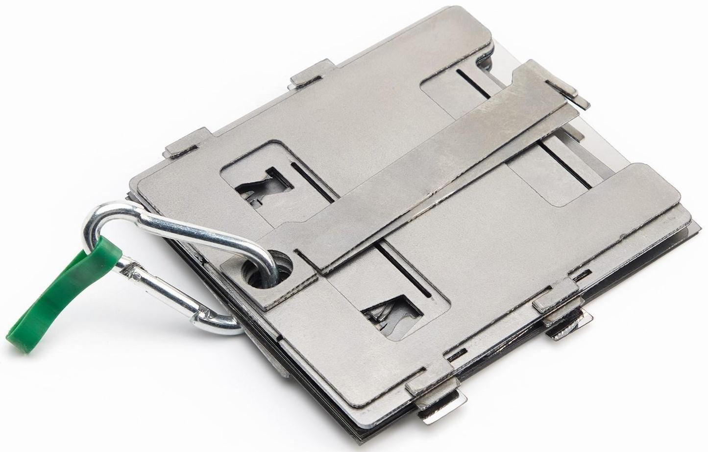 Туристический набор: щепочница, инфракрасное зеркало - 13х11х13 см, карабин 9 см, сталь 1 мм