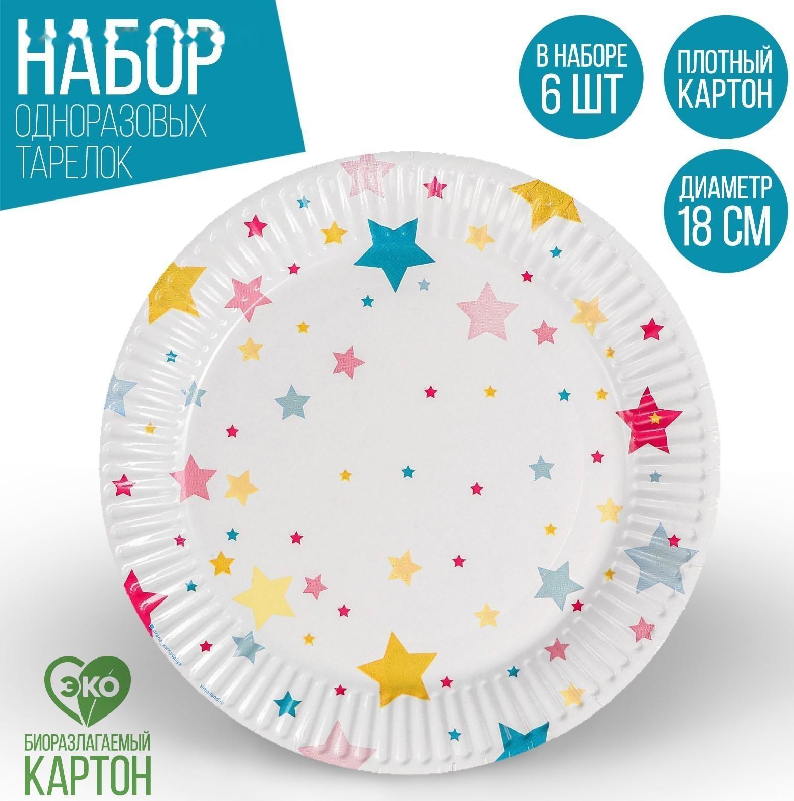 Тарелка бумажная 