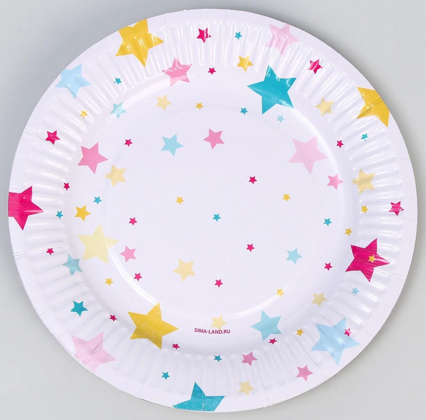 Тарелка бумажная 