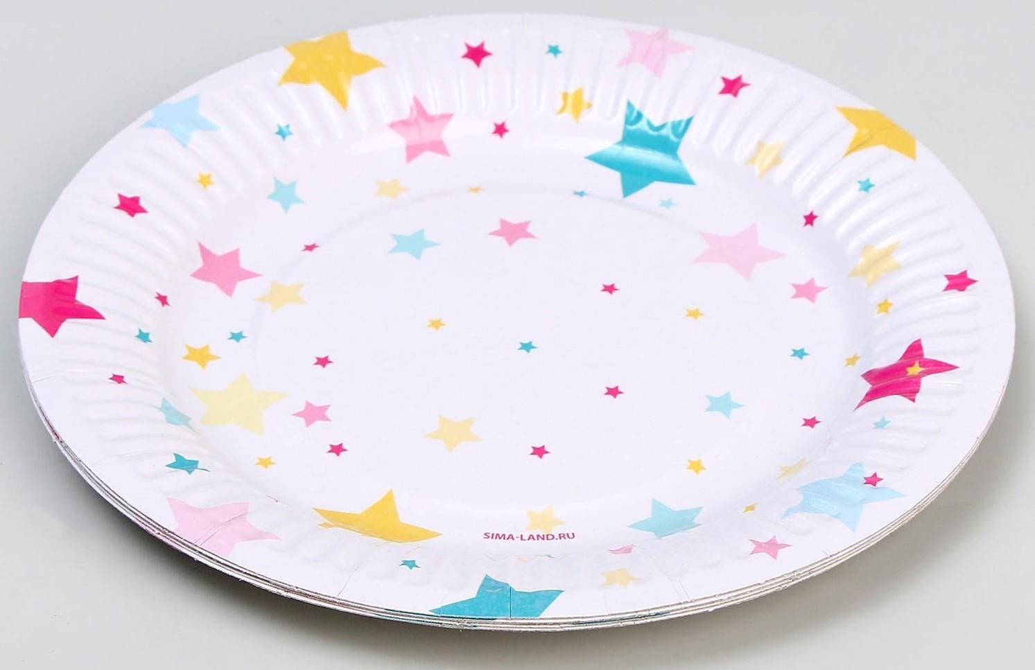 Тарелка бумажная 