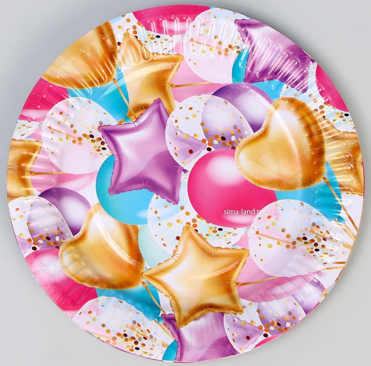 Тарелка бумажная 