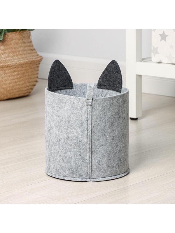 Органайзер для хранения «FUNNY. Котик», малый, 24×24×22 см, 8 л