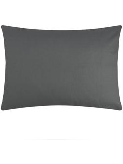 Наволочка Этель 50х70см, цвет серый, 100% хлопок, поплин, 125 г/м2