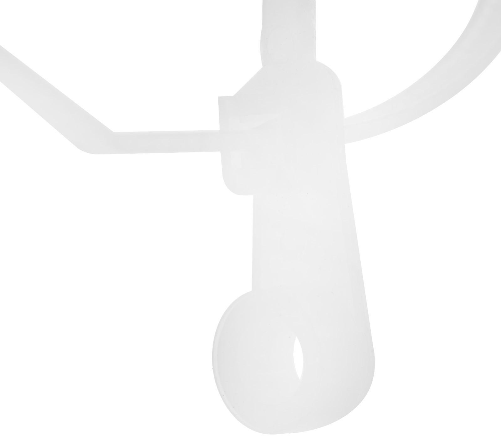 Хомут-стяжка с монтажным отверстием, 3х120 мм, 100 шт