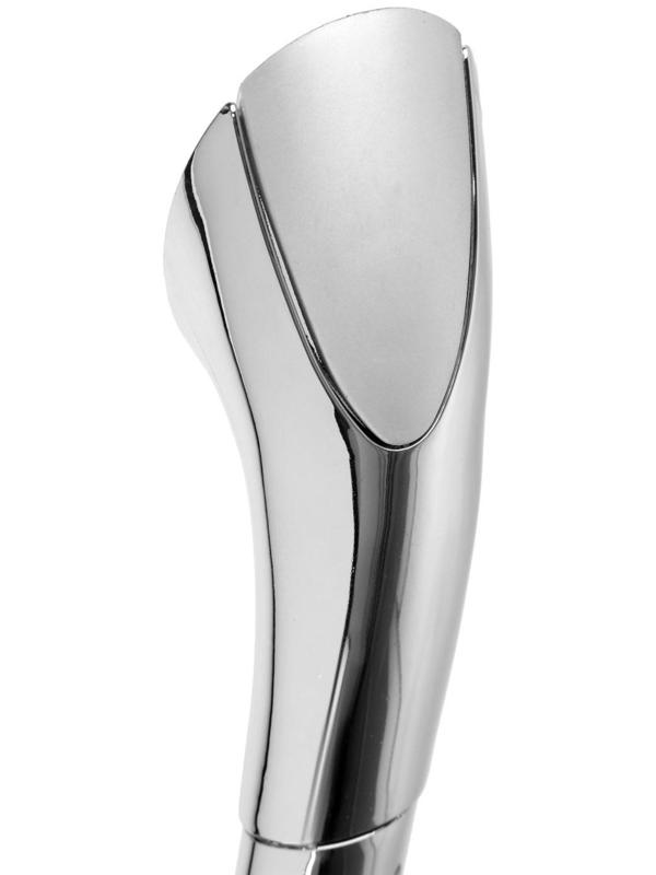 Душевая стойка ZEIN H02, с держателем, изогнутая, хром